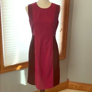 NWT Calving Klein Pink, Black & Plum Dress